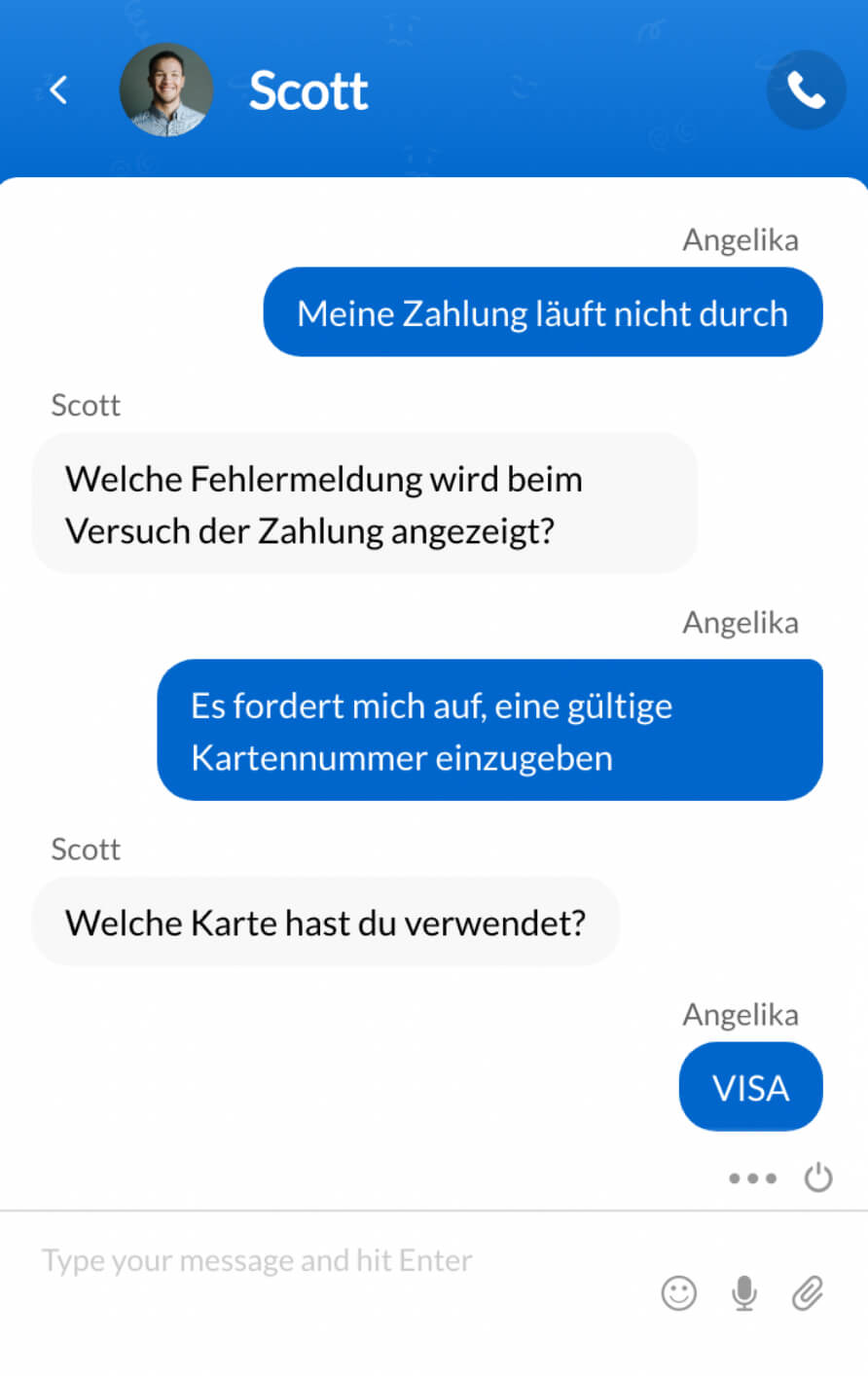 Realtime Support Chat